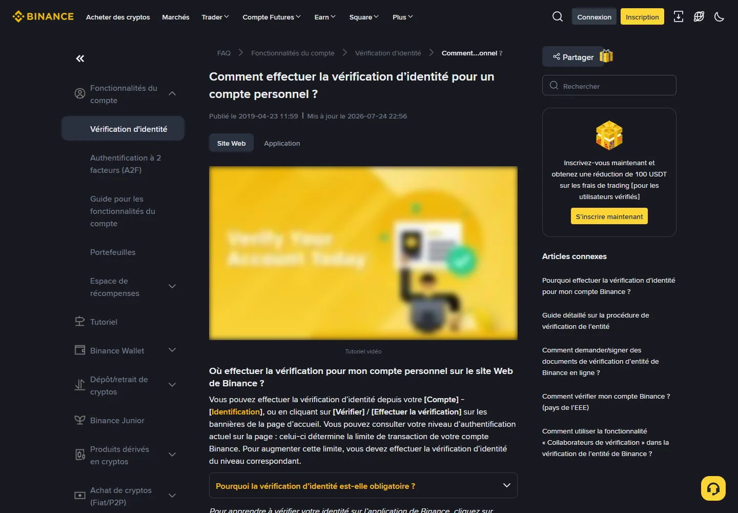 Inscription Binance et vérification d’identité : du code BN6971 à Simple Earn