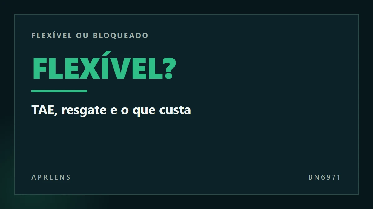 Simple Earn flexível ou bloqueado: TAE e resgate