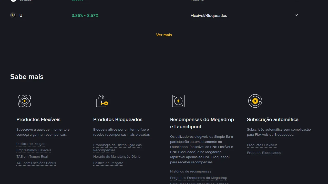 Resgate antecipado no Binance Simple Earn: prazo, desconto de recompensas e retorno à Carteira Spot