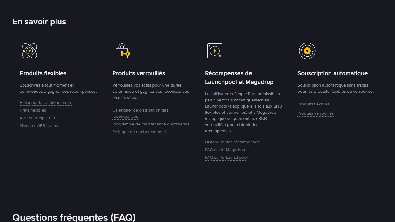 Rachat anticipé Binance Simple Earn : délai, récompenses déduites et retour vers le Spot